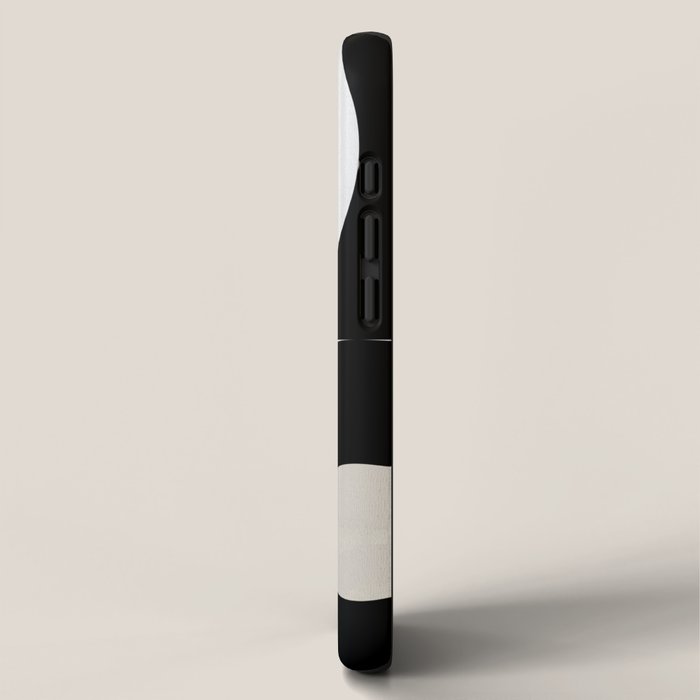 geometry mid modern black white iPhone Case Gallery Image 2