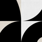 geometry mid modern black white Coffee Mug Gallery Image 2