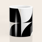 geometry mid modern black white Coffee Mug Gallery Image 4