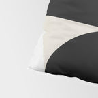 geometry mid modern black white Pillow Sham Gallery Image 4