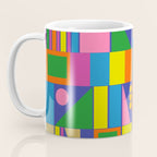 Colorful Geometric Abstract Mid Century Modtastic Retro Pattern Coffee Mug Gallery Image 3