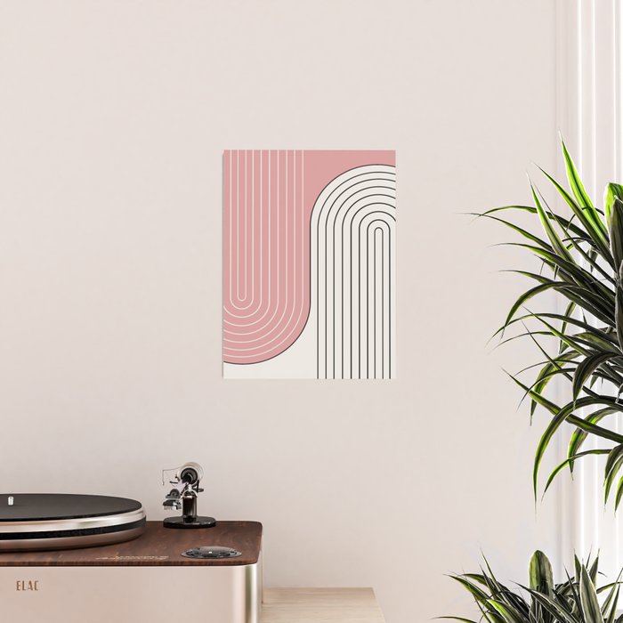 Two Tone Line Curvature XIII  Poster Gallery Image 2