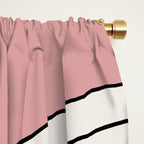 Two Tone Line Curvature XIII  Window Curtain Gallery Image 2