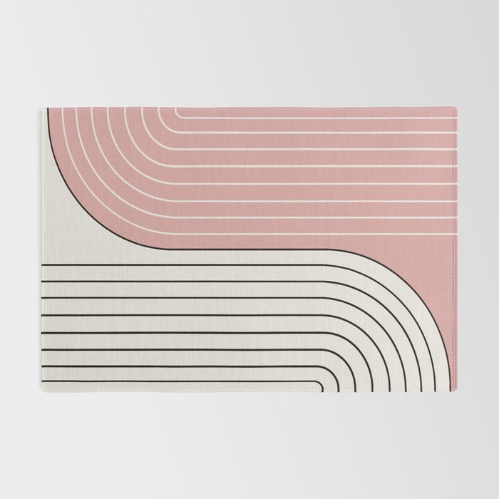 Two Tone Line Curvature XIII  Rug Gallery Image 2