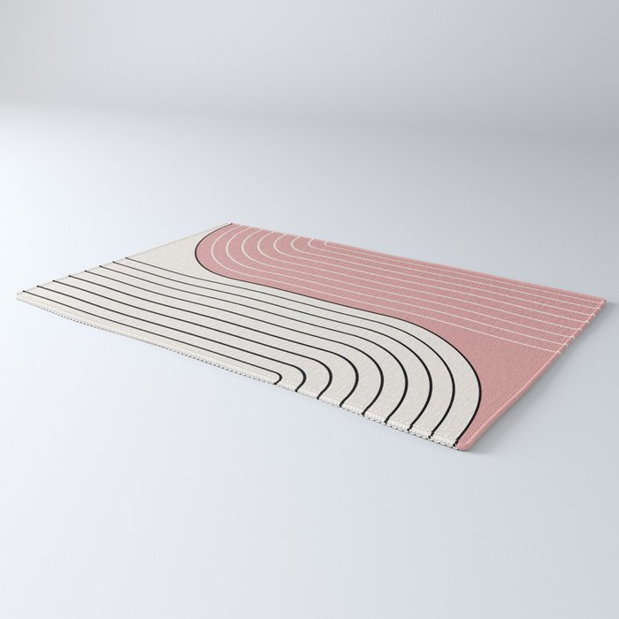 Two Tone Line Curvature XIII  Rug Gallery Image 3
