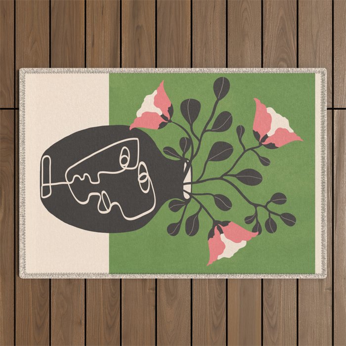 Whispers in Bloom 4 Outdoor Rug Gallery Image 1