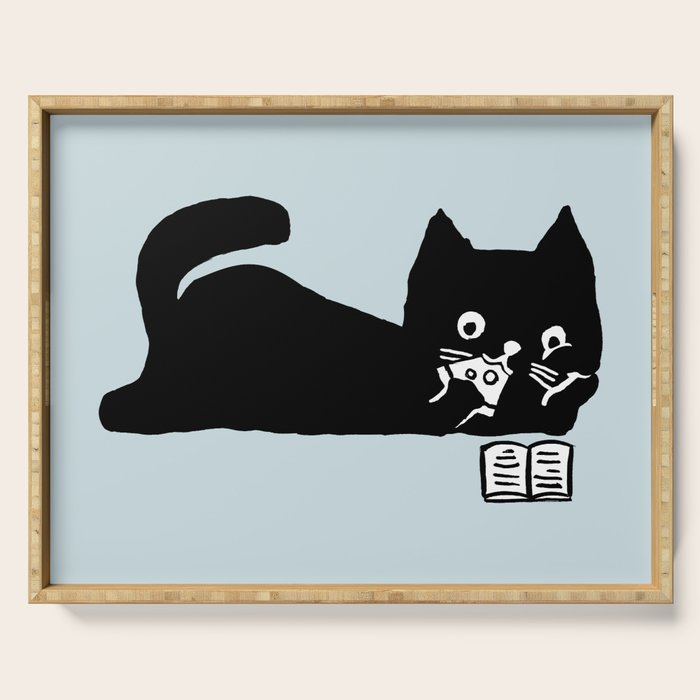 Get lost in a book Serving Tray Gallery Image 1