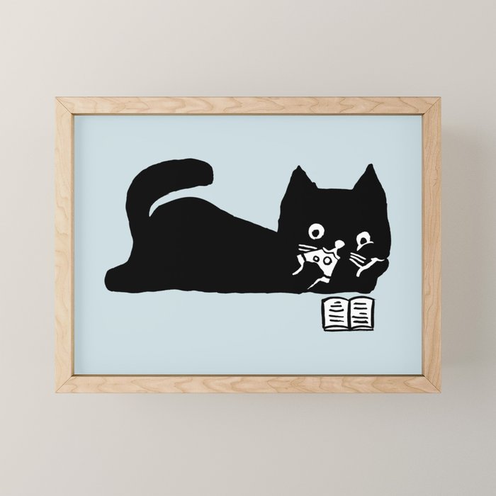 Get lost in a book Mini Art Print Gallery Image 1