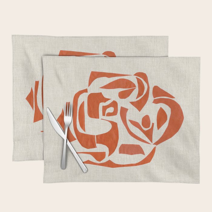 Orange Samurai Placemat Gallery Image 1