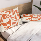 Orange Samurai Pillow Sham Gallery Image 2