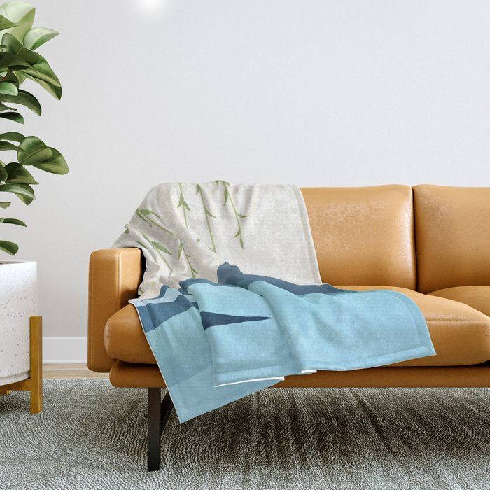 Morning Bloom 03 Throw Blanket Gallery Image 1