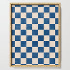 CHECKER - 001 - Cobalt Serving Tray Gallery Image 1
