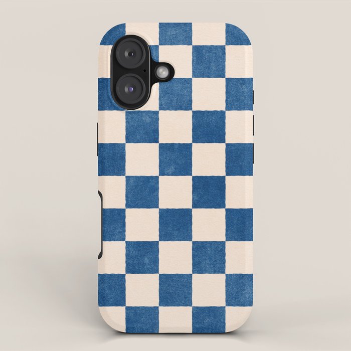 CHECKER - 001 - Cobalt iPhone Case Gallery Image 1