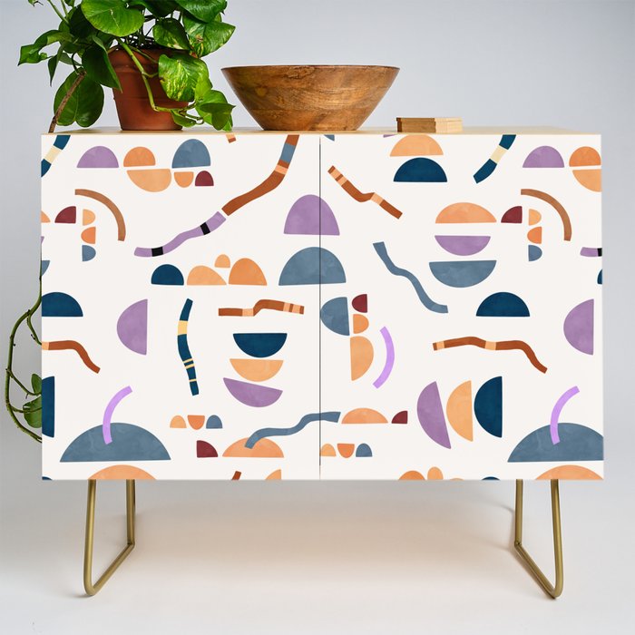 Modern simple shapes C Credenza Gallery Image 1