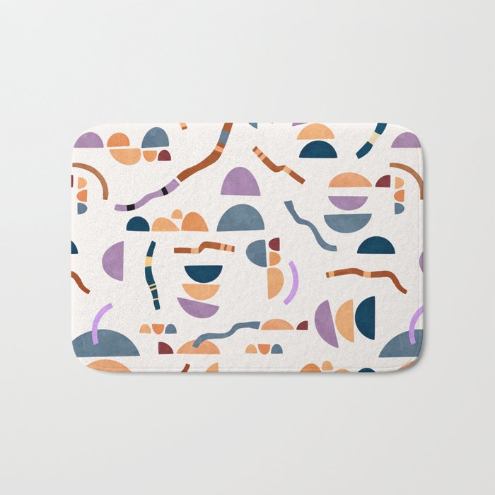 Modern simple shapes C Bath Mat Gallery Image 1