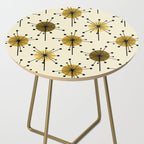 Atomic Era Sputnik Starburst Flowers Light Yellow Side Table Gallery Image 2
