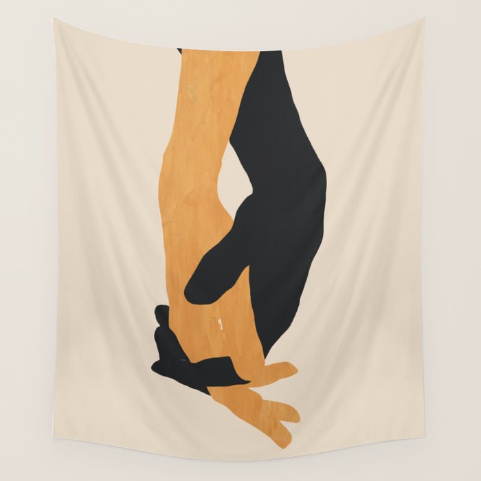 Holding Hands 2 Wall Tapestry Gallery Image 4