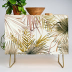 Pink Green leaf II Credenza Gallery Image 1