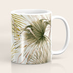Pink Green leaf II Coffee Mug Gallery Image 1