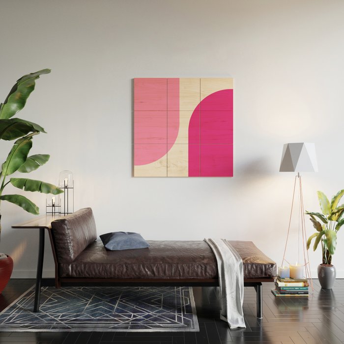 Modern Minimal Arch Abstract XCIII Wood Wall Art Gallery Image 2