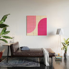 Modern Minimal Arch Abstract XCIII Wood Wall Art Gallery Image 2