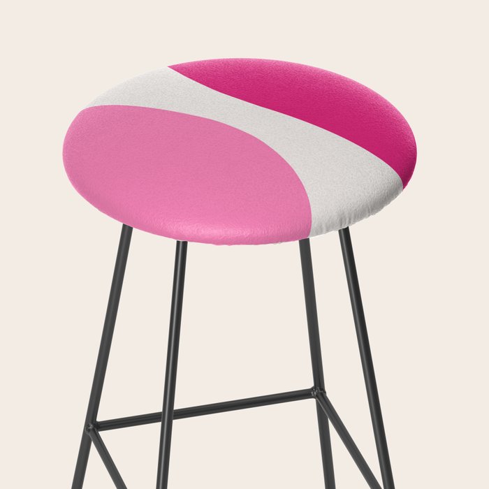 Modern Minimal Arch Abstract XCIII Stool Gallery Image 2