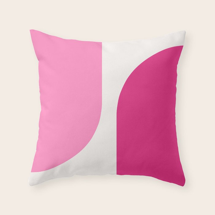 Modern Minimal Arch Abstract XCIII Throw Pillow Gallery Image 1