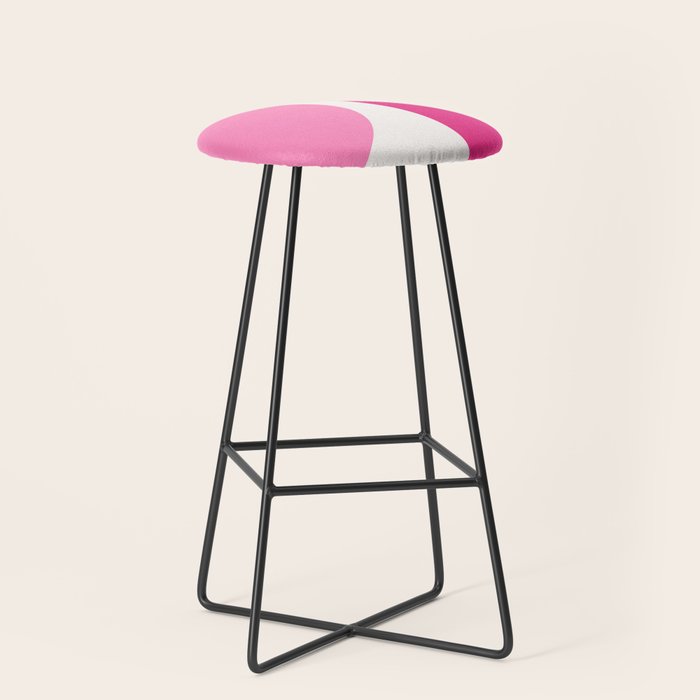 Modern Minimal Arch Abstract XCIII Stool Gallery Image 1