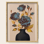 Flowers In Vase 4  Serving Tray Gallery Image 1