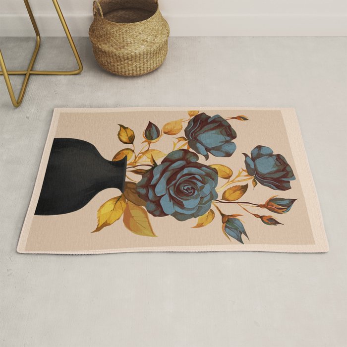 Flowers In Vase 4  Rug Gallery Image 1
