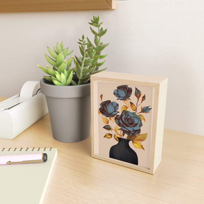 Flowers In Vase 4  Mini Art Print Gallery Image 2
