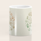 Triceratops Rocks! | Leaf Green & Pumpkin Spice Ombré Coffee Mug Gallery Image 4