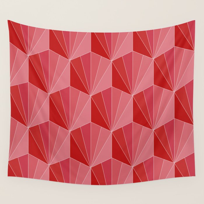 Gisela Color Block Pattern XII Wall Tapestry Gallery Image 1