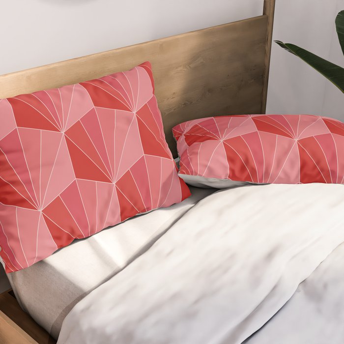 Gisela Color Block Pattern XII Pillow Sham Gallery Image 2