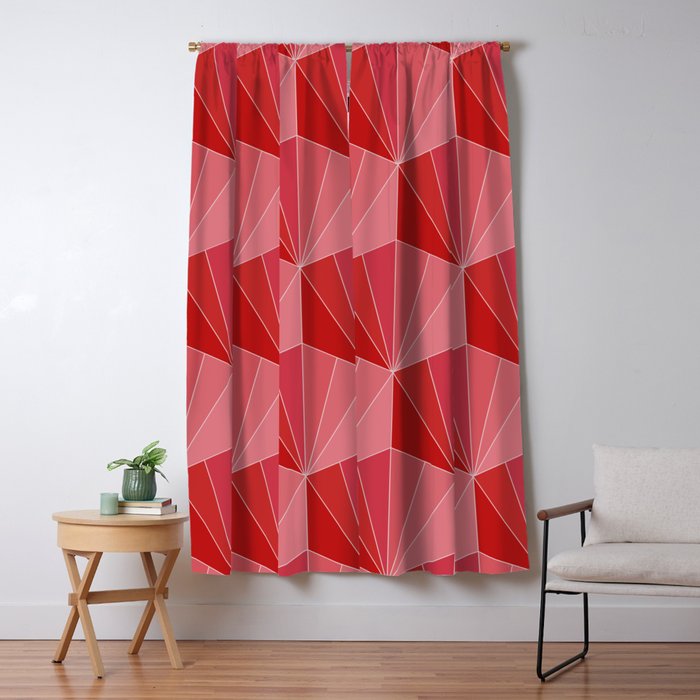 Gisela Color Block Pattern XII Window Curtain Gallery Image 1
