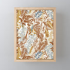 Leafy autumn forest B Mini Art Print Gallery Image 1