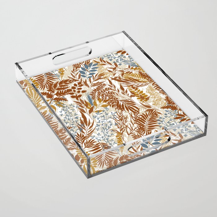 Leafy autumn forest B Acrylic Tray Gallery Image 1