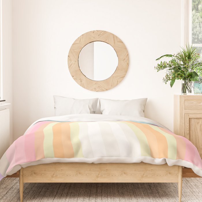 Dreamy Pastel Rainbow 1 Duvet Cover Gallery Image 3