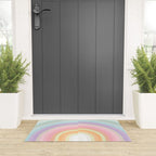 Dreamy Pastel Rainbow 1 Welcome Mat Gallery Image 3