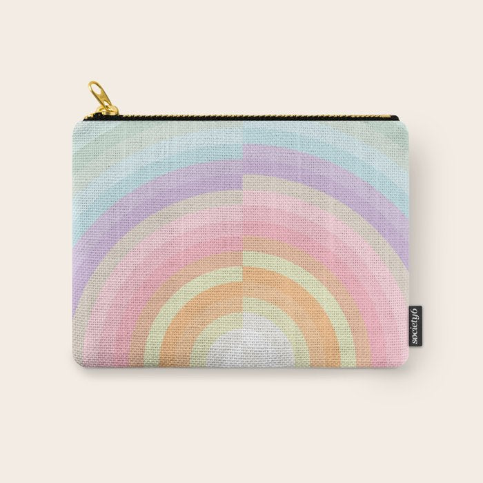Dreamy Pastel Rainbow 1 Carry All Pouch Gallery Image 1