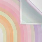 Dreamy Pastel Rainbow 1 Wall Tapestry Gallery Image 3