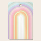 Dreamy Pastel Rainbow 1 Cutting Board Gallery Image 1