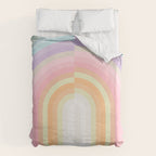 Dreamy Pastel Rainbow 1 Duvet Cover Gallery Image 6