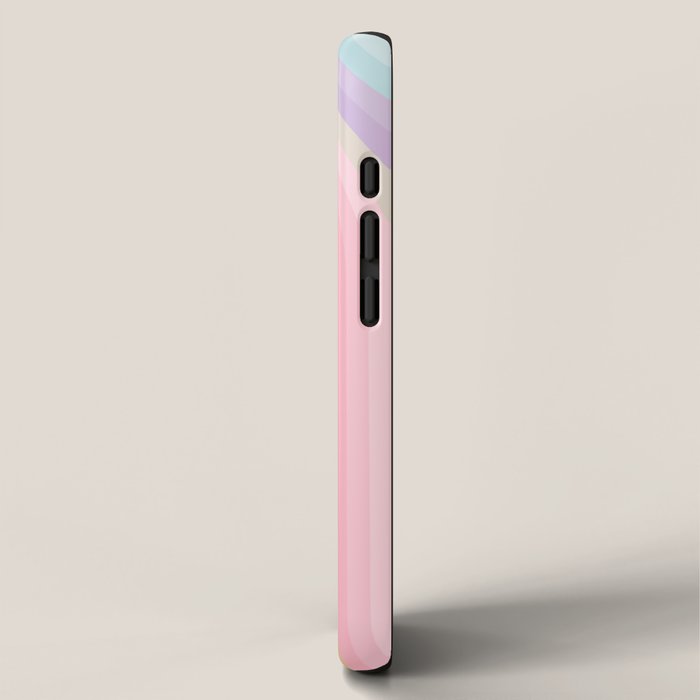 Dreamy Pastel Rainbow 1 iPhone Case Gallery Image 2