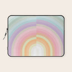 Dreamy Pastel Rainbow 1 Laptop Sleeve Gallery Image 1