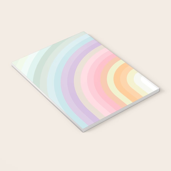Dreamy Pastel Rainbow 1 Notebook Gallery Image 3