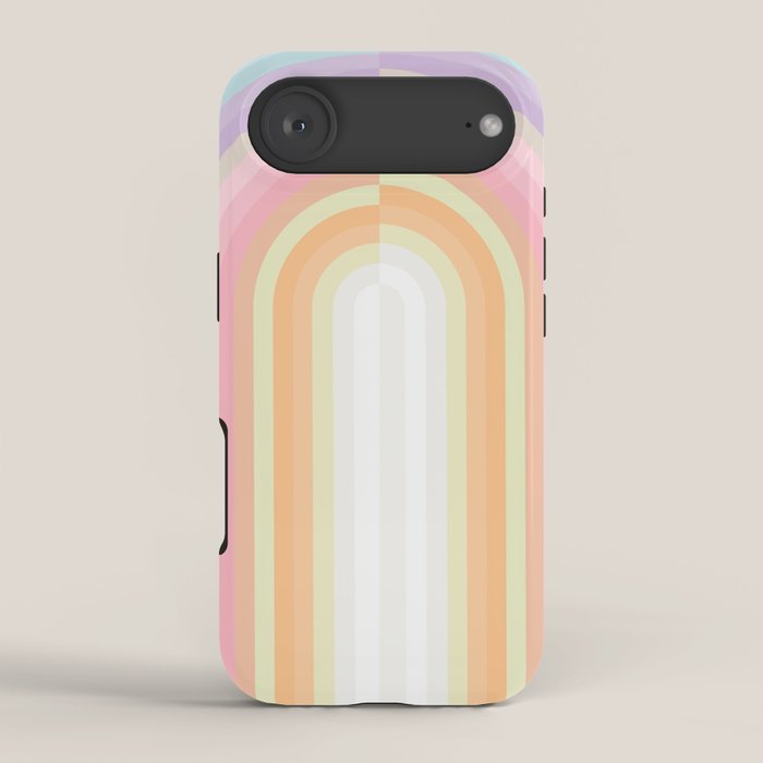 Dreamy Pastel Rainbow 1 iPhone Case Gallery Image 2