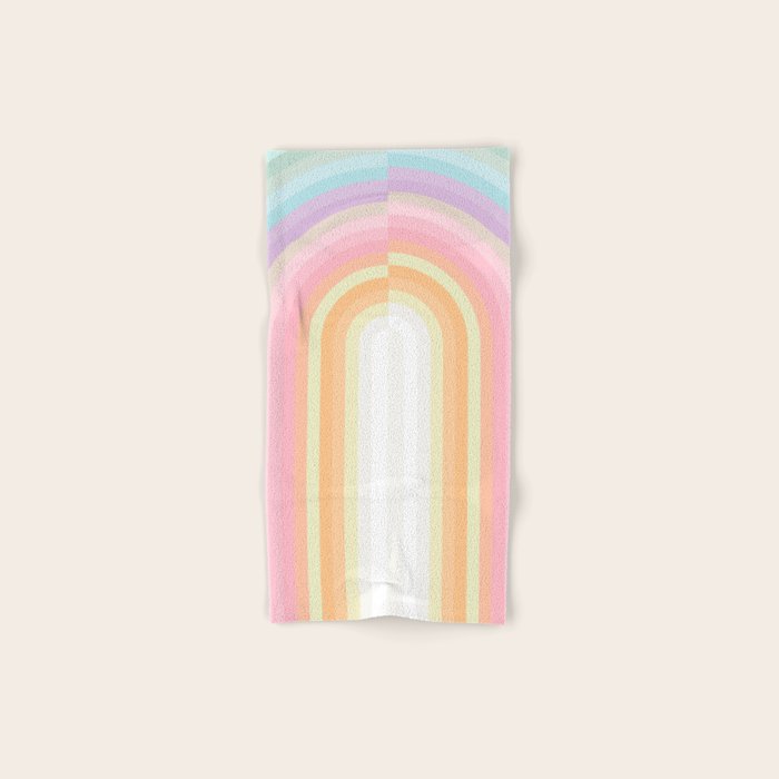 Dreamy Pastel Rainbow 1 Bath Towel Gallery Image 1