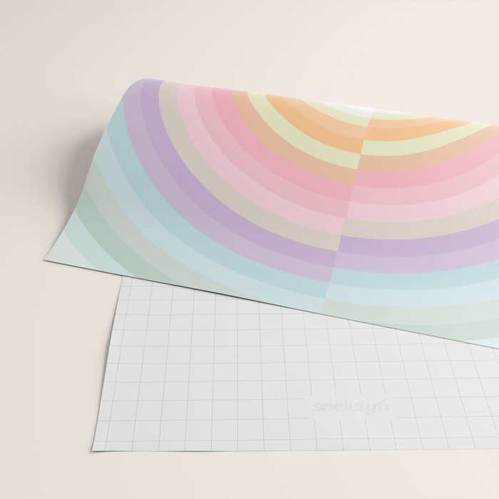 Dreamy Pastel Rainbow 1 Wrapping Paper Gallery Image 2