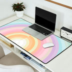 Dreamy Pastel Rainbow 1 Desk Mat Gallery Image 2